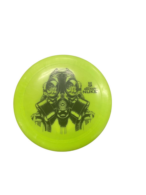 Vist Large View of Product Image Which is Used Discraft BIG Z NUKE Disc Golf Driver Kelly green 175g
