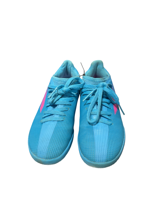 Vist Large View of Product Image Which is Used Adidas Jr Golf Shoes Carolina Blue Junior 02