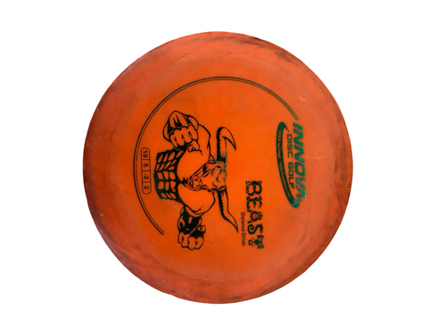 Vist Large View of Product Image Which is Used Innova BEAST Disc Golf Driver Orange