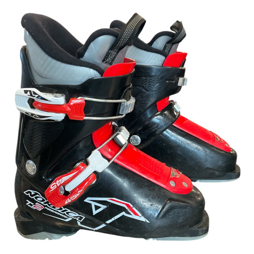 Vist Large View of Product Image Which is Used Nordica T2 TEAM FIREARROW Boys DH Ski Boot Black 215 MP - J03