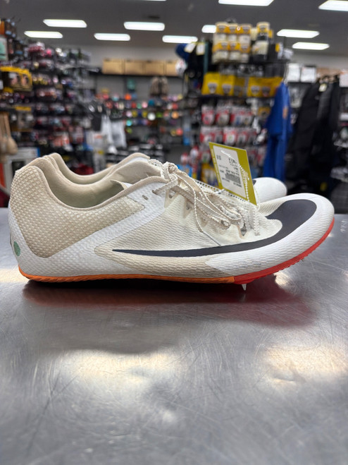 Vist Large View of Product Image Which is Used Nike RIVAL SPRINT Track & Field Cleats Adult White Senior 12