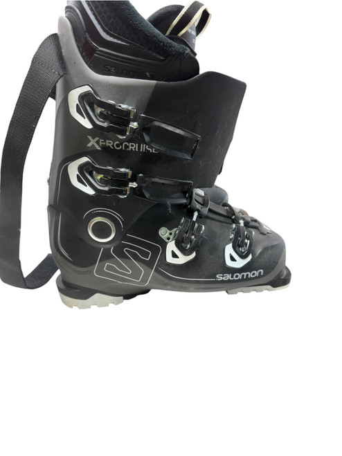 Vist Large View of Product Image Which is Used Salomon XPROCRUISE Mens DH Ski Boot Black 280 MP - M10 - W11