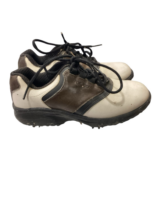 Vist Large View of Product Image Which is Used Foot Joy Jr Golf Shoes Royal Blue Junior 03
