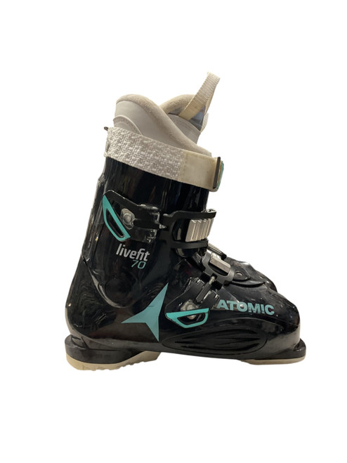 Vist Large View of Product Image Which is Used Atomic LIVEFIT 70 SZ 270 Womens DH Ski Boot Black 270 MP - M09 - W10