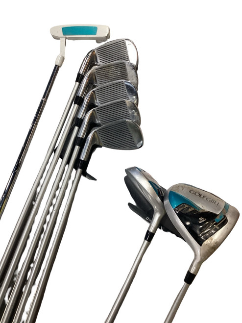 Vist Large View of Product Image Which is Used Golf Girl COMPLETE TEAL SET Womens Package Set RH Teal 9 Piece