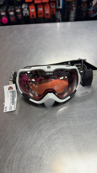 Vist Large View of Product Image Which is Used Zeal Snow Goggles Adult White