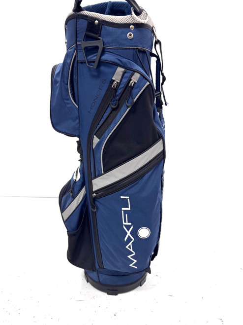 Vist Large View of Product Image Which is Used Maxfli BLUE Mens Cart Bag Navy Blue