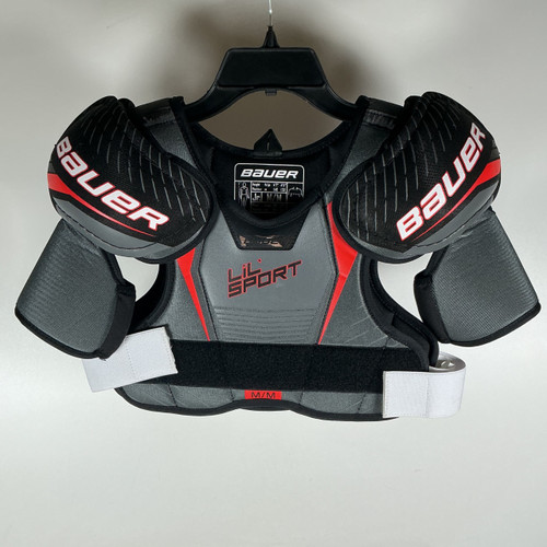 Vist Large View of Product Image Which is Used Bauer LIL SPORT Shoulder Pads Jr MD
