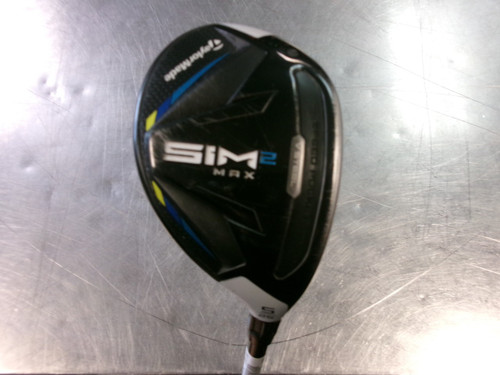 Vist Large View of Product Image Which is Used Taylormade SIM2 MAX Mens Hybrid Club RH 5 Hybrid