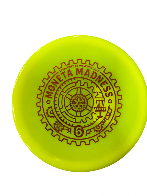 Vist Large View of Product Image Which is Used Dynamic Discs JUSTICE Disc Golf Mid Range Yellow