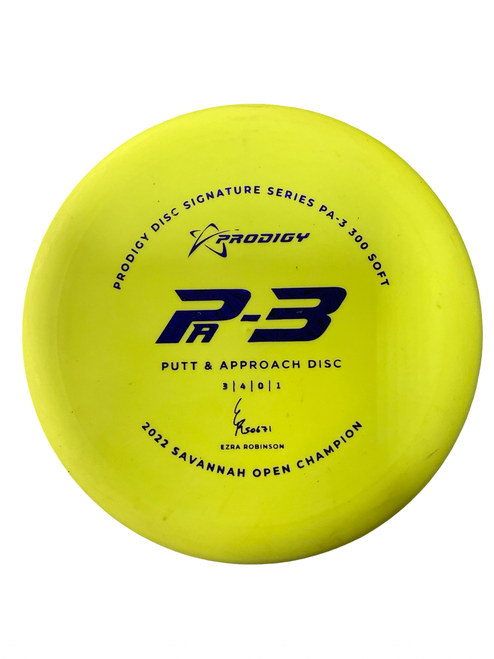 Vist Large View of Product Image Which is Used Prodigy PA3 Disc Golf Putter Yellow