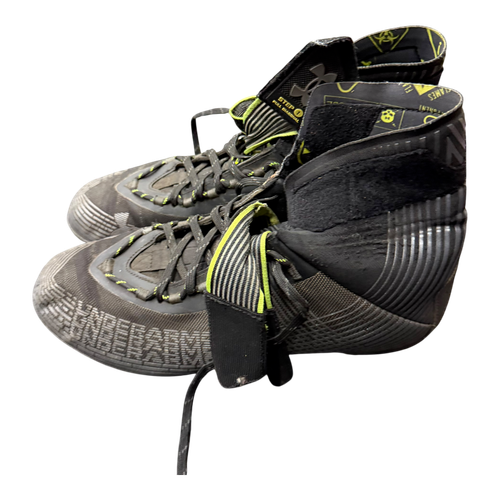 Vist Large View of Product Image Which is Used Under Armour HIGHLIGHT MC Adult FB Cleats Black Senior 11.5