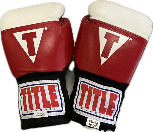 Vist Large View of Product Image Which is Used Title Boxing Boxing Gloves Red And White Senior