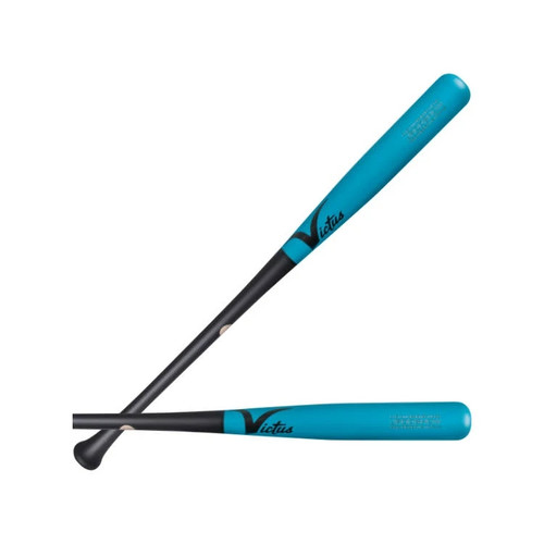 Vist Large View of Product Image Which is New Victus JROD Show Pro Reserve VRWMJROD-CH/EB 33" Wood Baseball Bat Flat Char/Flat Electric Blue