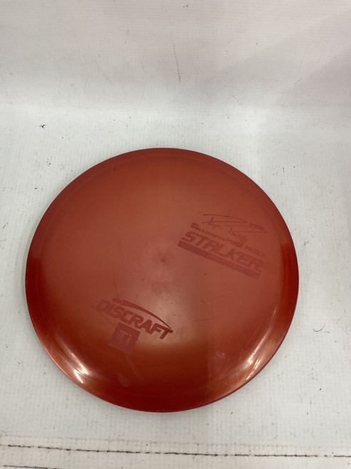 Vist Large View of Product Image Which is Used Discraft STALKER Disc Golf Driver Brown
