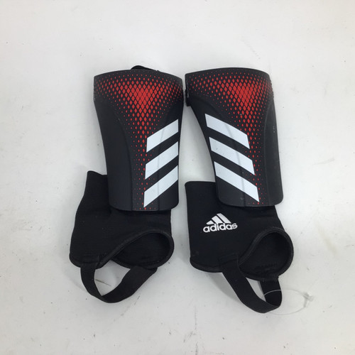 Vist Large View of Product Image Which is Used Adidas ADULT SM SHINGUARDS Soccer Shin Guards Adult Black SM