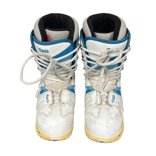 Vist Large View of Product Image Which is Used Vans EMIGRE LACE Womens Snowboard Boots White Senior 10