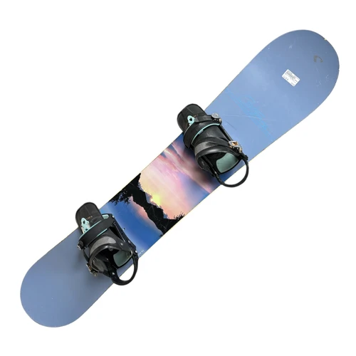 Vist Large View of Product Image Which is Used Burton CUSTOM SUNSET Womens Board/Bindings Royal Blue 155 cm