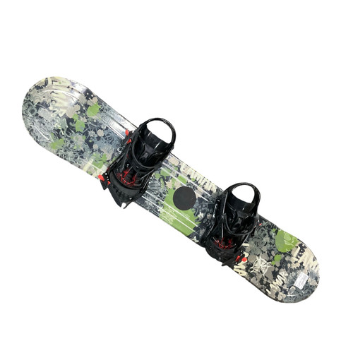 Vist Large View of Product Image Which is Used Lamar OMEN W/ ROSSIGNOL 123CM Boys Board/Binding Grey 123 cm