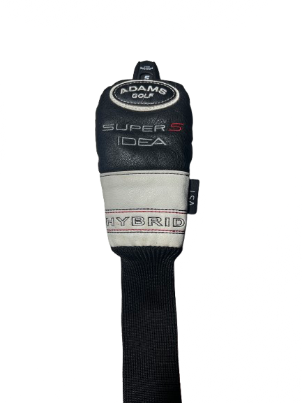 Vist Large View of Product Image Which is Used Adams Golf SUPER S IDEA HYBRID HEAD COVER Golf Accessory Black And White
