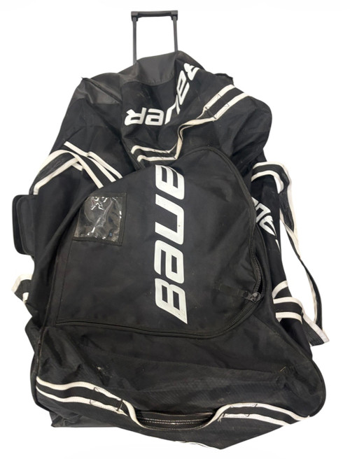 Vist Large View of Product Image Which is Used Bauer Sr Hockey Wheeled Black