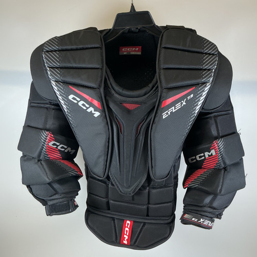 Vist Large View of Product Image Which is Used CCM EFLEX 7.9 Goalie Chest Protector INT Sm