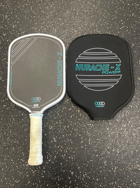 Vist Large View of Product Image Which is Used 11SIX24 HURACHE-X POWER2 Pickleball Racquet White