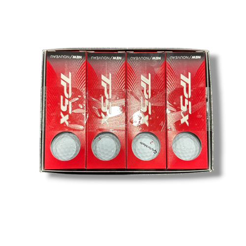Vist Large View of Product Image Which is Used Taylormade TP5X 12 Pack - Golf Balls