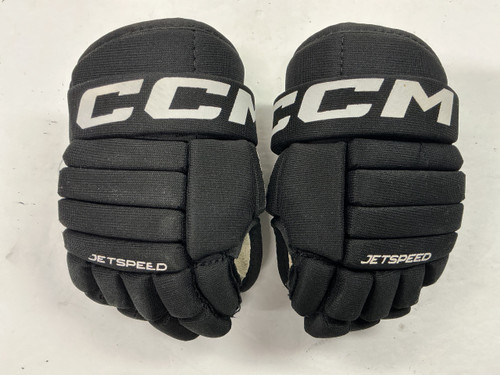 Vist Large View of Product Image Which is Used CCM JETSPEED FT655 Youth Gloves Black 8"