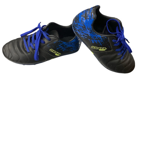 Vist Large View of Product Image Which is Used Brava Soccer Cleats Black Junior 02.5