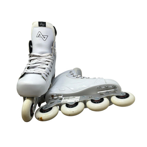 Vist Large View of Product Image Which is Used Alkali CELE III Roller Hockey Skates White Senior 6