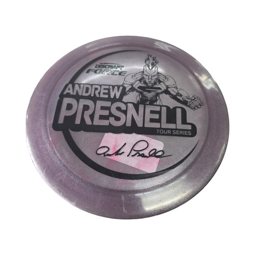 Vist Large View of Product Image Which is Used Discraft FORCE Disc Golf Driver Wine Red