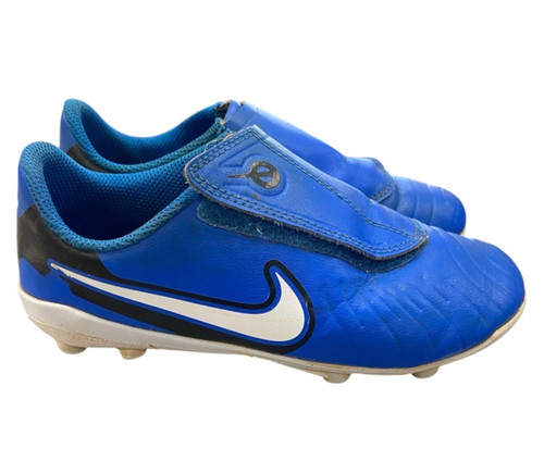 Vist Large View of Product Image Which is Used Nike Soccer Cleats Royal Blue Youth 13.0
