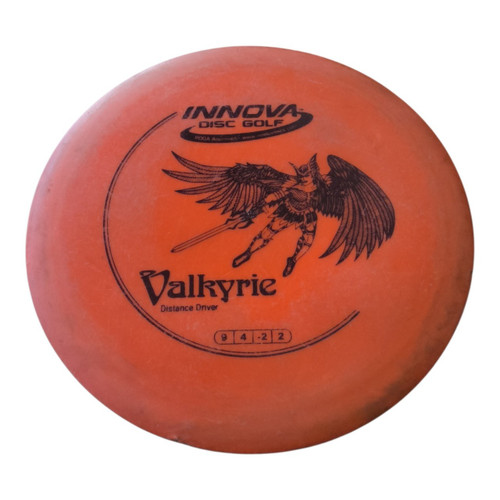 Vist Large View of Product Image Which is Used Innova DX VALKYRIE Disc Golf Driver Orange 169g