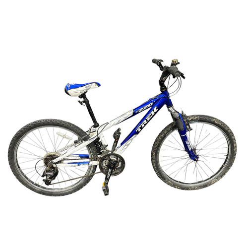 Vist Large View of Product Image Which is Used Trek MT 220 Mountain Bike Boys Royal Blue 24"