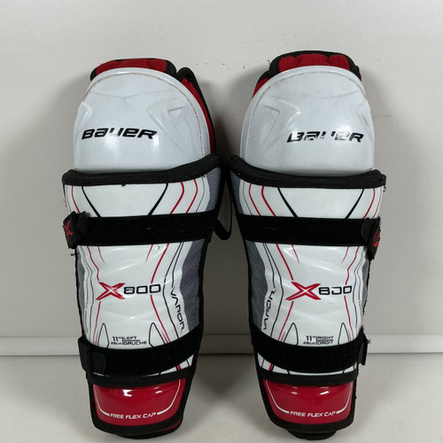 Vist Large View of Product Image Which is Used Bauer VAPOR X 800 Shin Guards 11"