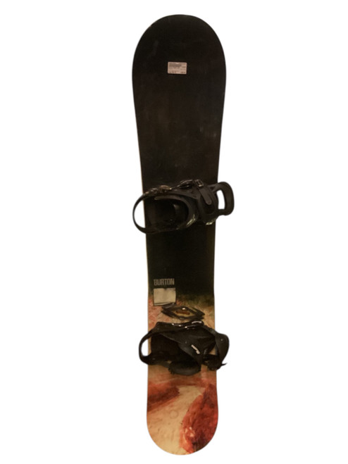 Vist Large View of Product Image Which is Used Burton INDIE Mens Board/Bindings Black And White 162 cm