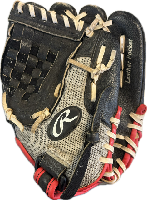 Vist Large View of Product Image Which is Used Rawlings PM105SRW Baseball Glove RH Throw Black 10 1/2"