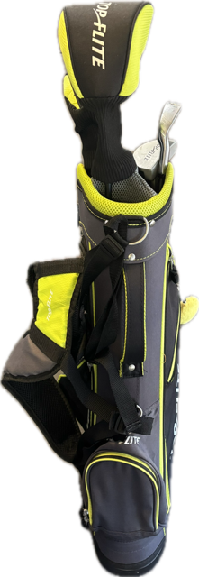 Vist Large View of Product Image Which is Used Top Flite JUNIOR Jr Package Golf Set RH Black 6 Piece