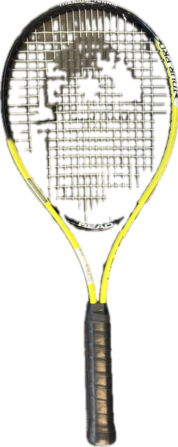 Vist Large View of Product Image Which is Used Head TOUR PRO Adult Tennis Racquet Yellow 4 3/8"