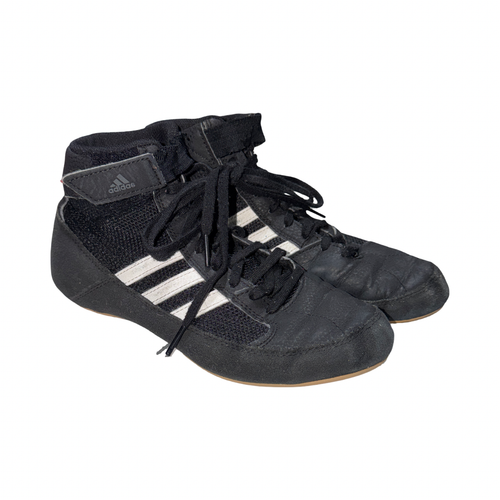 Vist Large View of Product Image Which is Used Adidas Wrestling Shoes Black Junior 04.5