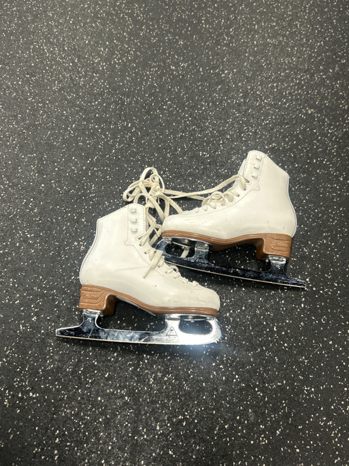 Vist Large View of Product Image Which is Used Jackson MYSTIQUE Girls Figure Skate White Youth 12.5