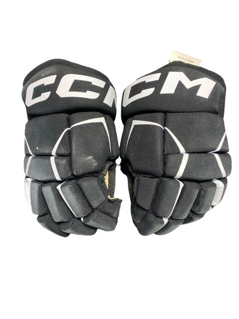 Vist Large View of Product Image Which is Used CCM RISING STAR Youth Gloves Black 9"