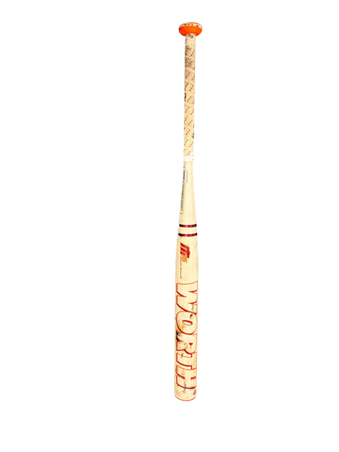 Vist Large View of Product Image Which is Used Worth MAYHEM 98 BB/SB Slowpitch Bat 34"