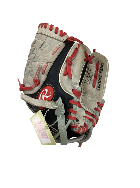 Vist Large View of Product Image Which is Used Rawlings MT95GB BB/SB Glove RH Throw Grey 9 1/2"