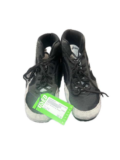 Vist Large View of Product Image Which is Used Asics Wrestling Shoes Black Senior 7