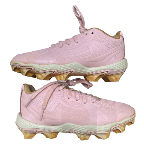 Vist Large View of Product Image Which is Used Under Armour 2.5Y UNDER ARMOUR CLEATS BB/SB Cleats Pink Junior 02.5