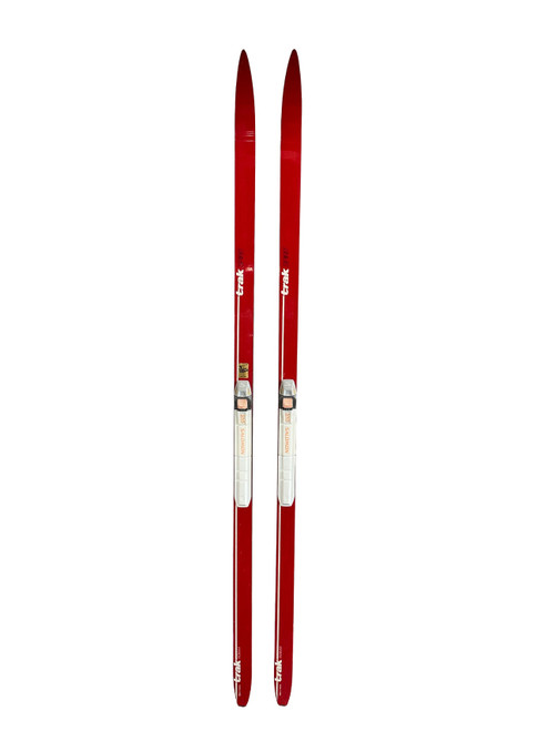 Vist Large View of Product Image Which is Used Trak SPIRIT Boys XC Ski/Binding Red 170 cm