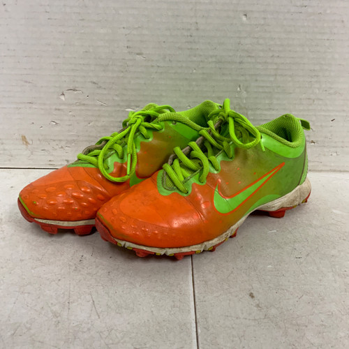 Vist Large View of Product Image Which is Used Nike FASTFLEX BB/SB Cleats Orange Junior 02