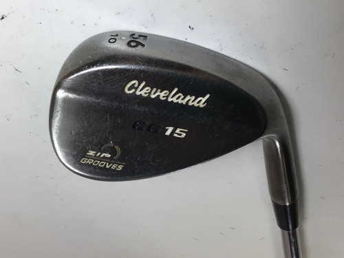 Vist Large View of Product Image Which is Used Cleveland CG15 ZIP GROOVES Golf Wedge Mens RH 56 Degree